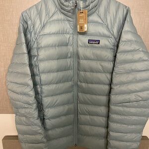 Patagonia Light Blue Down Jacket